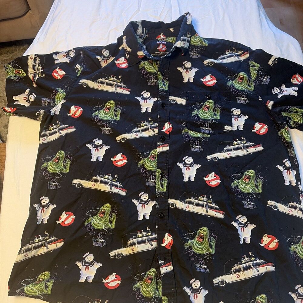 Middle of Beyond MOB Men’s XXL Ghostbusters Shirt 2XL